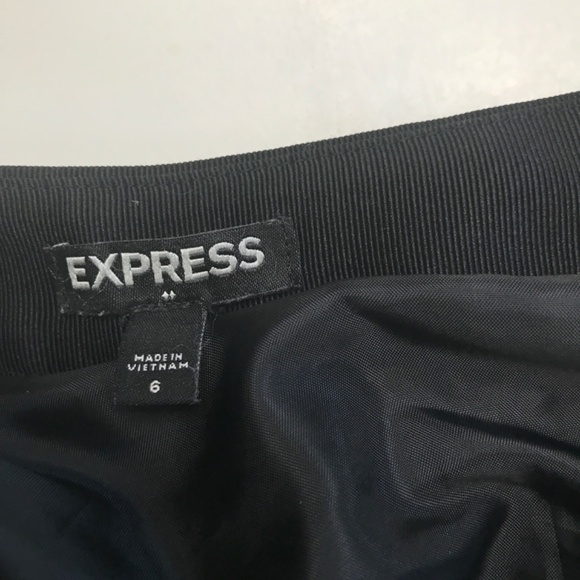 Express Black Maxi Skirt Mesh Size 6 - Picture 3 of 3